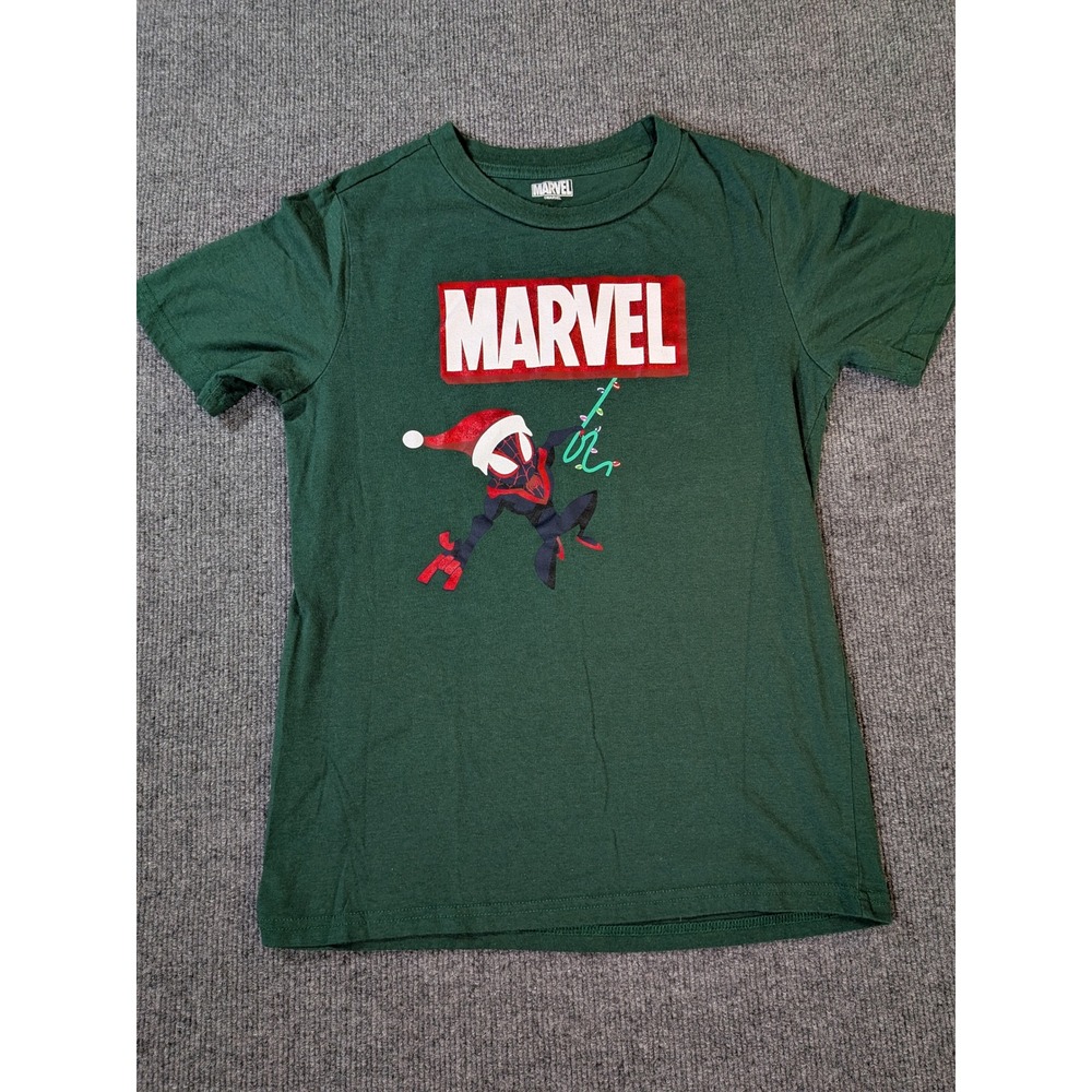 Marvel Spider-Man Christmas T-Shirt Kids Large